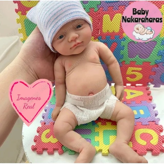 Muñeca reborn bebé silicona flexible