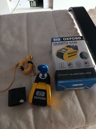 Bloqueo moto Oxford con alarma