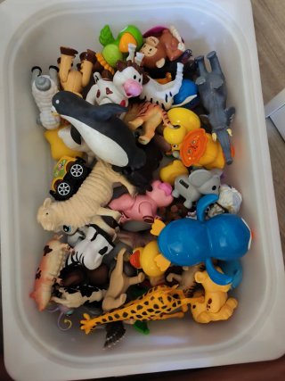 Lote Juguetes Animales Granja y Salvajes