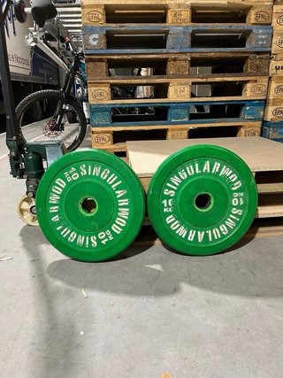 Discos Bumper 10 kg (2 unidades)