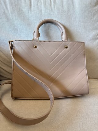 Bolso Parfois Nude Chevron