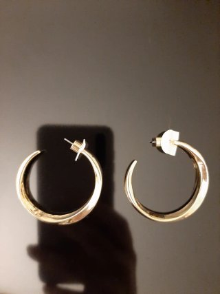 Pendientes Aro Dorados Mango Nuevos