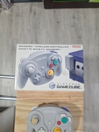 Mando Inalámbrico Wavebird GameCube Plata