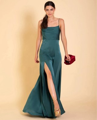 Vestido Mrs. Hudson verde botella