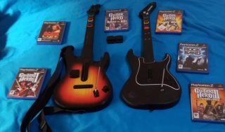 Pack PlayStation 2: Guitar Hero y Rock Band