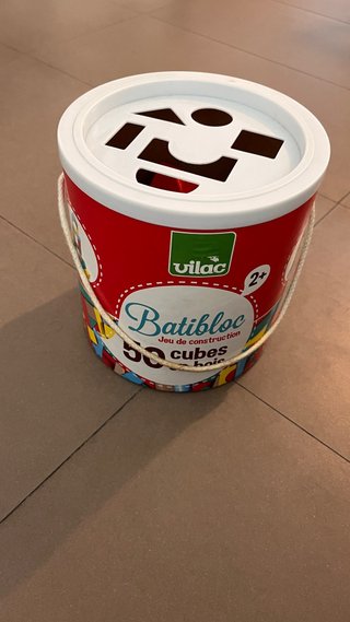 Batibloc Vilac Cubos Construcción Madera 2+