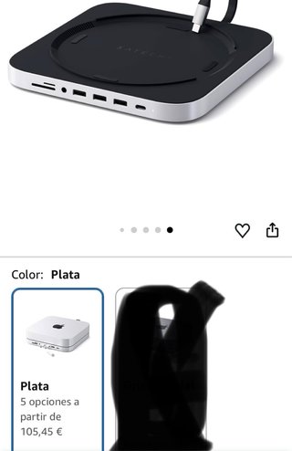 SATECHI Hub USB C 7 en 1 Plata