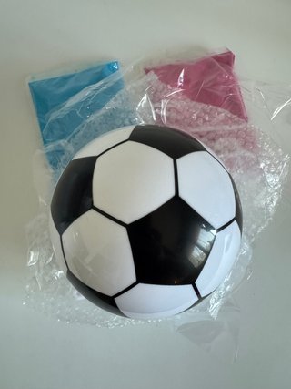 Gender Reveal Pallone da Calcio Polvere Blu e Rosa