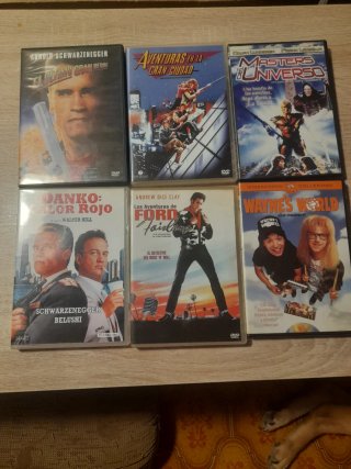Lote 6 Películas DVD Años 80-90