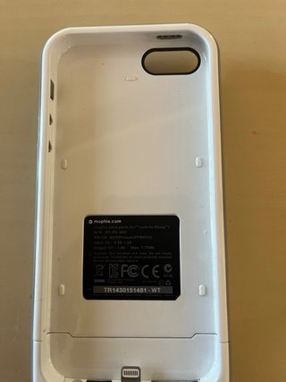 Custodia con batteria Mophie iPhone 5