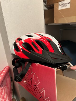 Casco Spiuk MTB Rojo y Blanco
