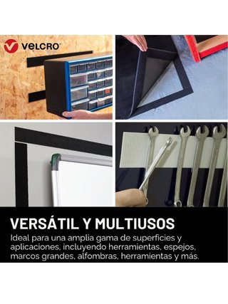 Cinta Adhesiva Velcro Heavy Duty 50mm x 2.5m