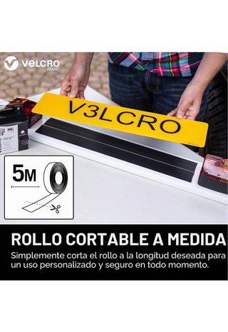 Cinta Adhesiva Velcro Heavy Duty 50mm x 2.5m