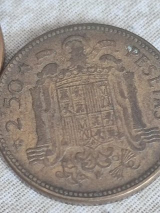 2 Monedas 2,5 Pesetas
