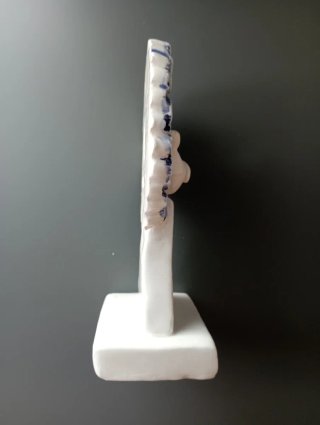Figura decorativa de porcelana