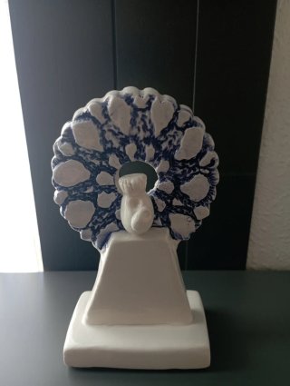Figura decorativa de porcelana