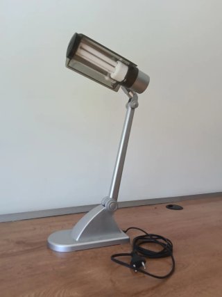 Flexo de escritorio plateado