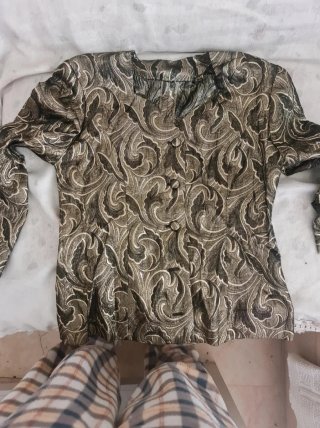 Vintage Seda Salvaje L/XL Sin Uso