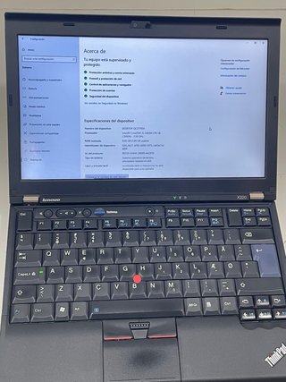 Portatil Lenovo X220 i5 8GB RAM SSD 192GB