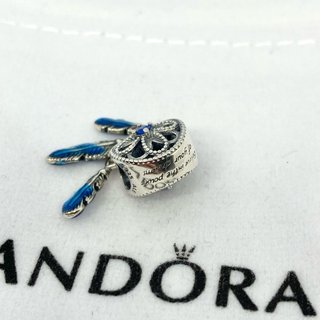 CHARM ATRAPASUEÑOS PANDORA AZUL