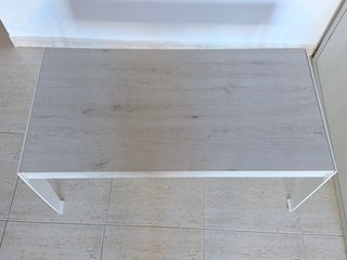 Mesa elevable moderna madera y metal