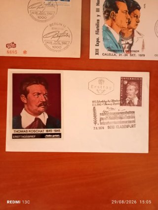 Lote sobres antiguos: Alemania, Spagna, Austria