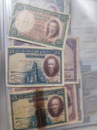 Colección Billetes Antiguos España (+25)