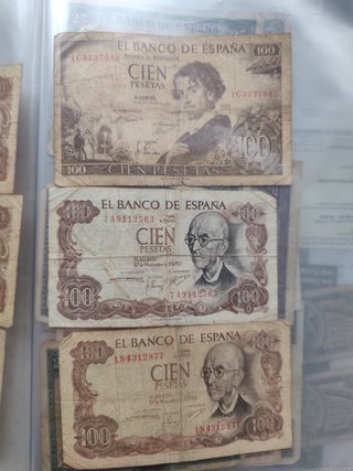 Colección Billetes Antiguos España (+25)