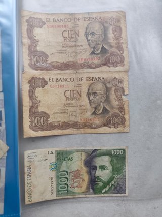 Colección Billetes Antiguos España (+25)