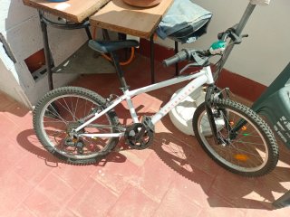 Bicicleta Rockrider Blanca