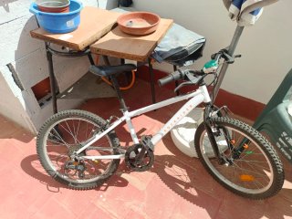 Bicicleta Rockrider Blanca