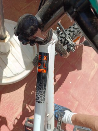 Bicicleta Rockrider Blanca