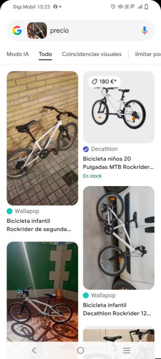 Bicicleta Rockrider Blanca