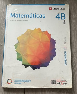 Libro de matemáticas 4o ESO