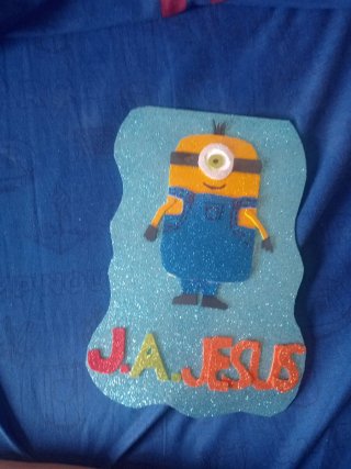 Minion de goma eva