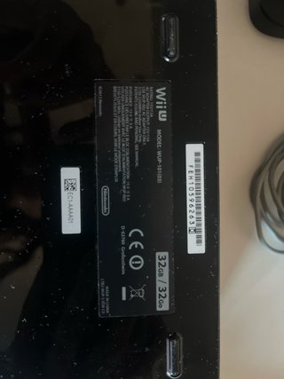 Nintendo Wii U Nera Completa + 2 giochi