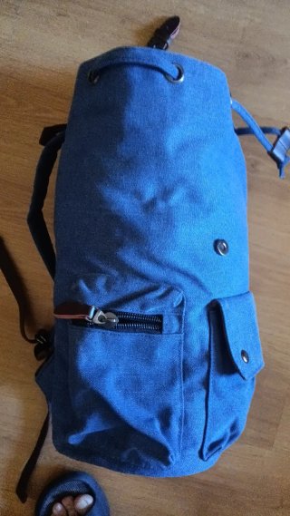 Mochila Aguila de tela vaquera