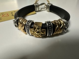 Pulseras cuero estilo Platadepalo