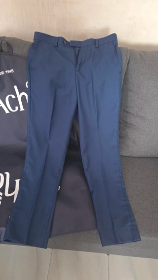 Traje Chaqueta Hombre Talla 36 Azul