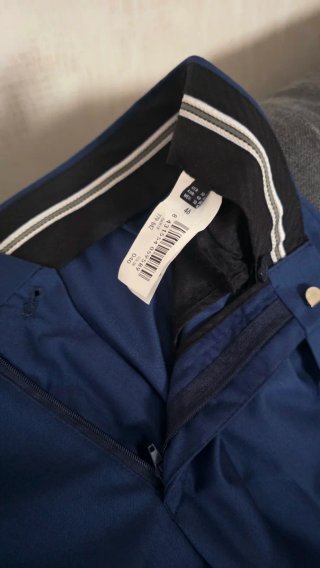 Traje Chaqueta Hombre Talla 36 Azul