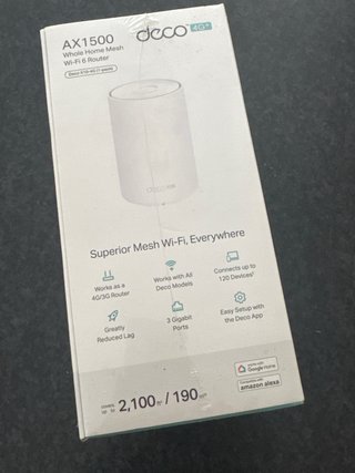 TP-Link Deco X10-4G AX1500 Wi-Fi 6