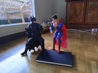 Figuras Batman y Superman Articuladas