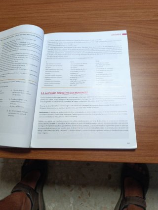 Lengua castellana y literatura, 1 BACH.
