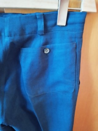 Abito estivo vintage uomo blu