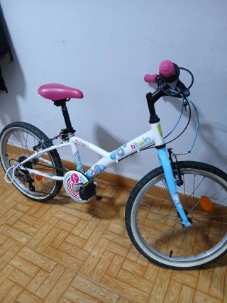 Bicicleta niña Mytigirl blanca