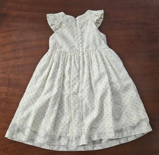 Vestito da cerimonia bianco e grigio