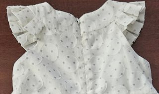 Vestito da cerimonia bianco e grigio