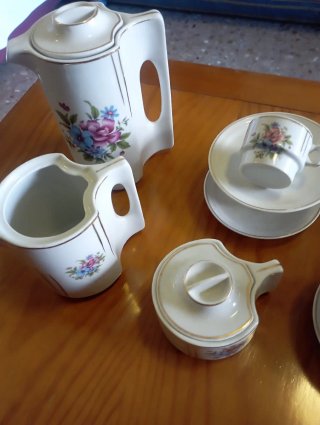 Juego de café de los años 50 con 12 servicios