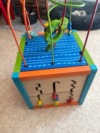 Cubo Actividades Montessori Madera