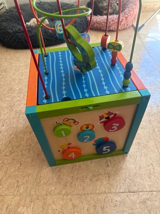 Cubo Actividades Montessori Madera